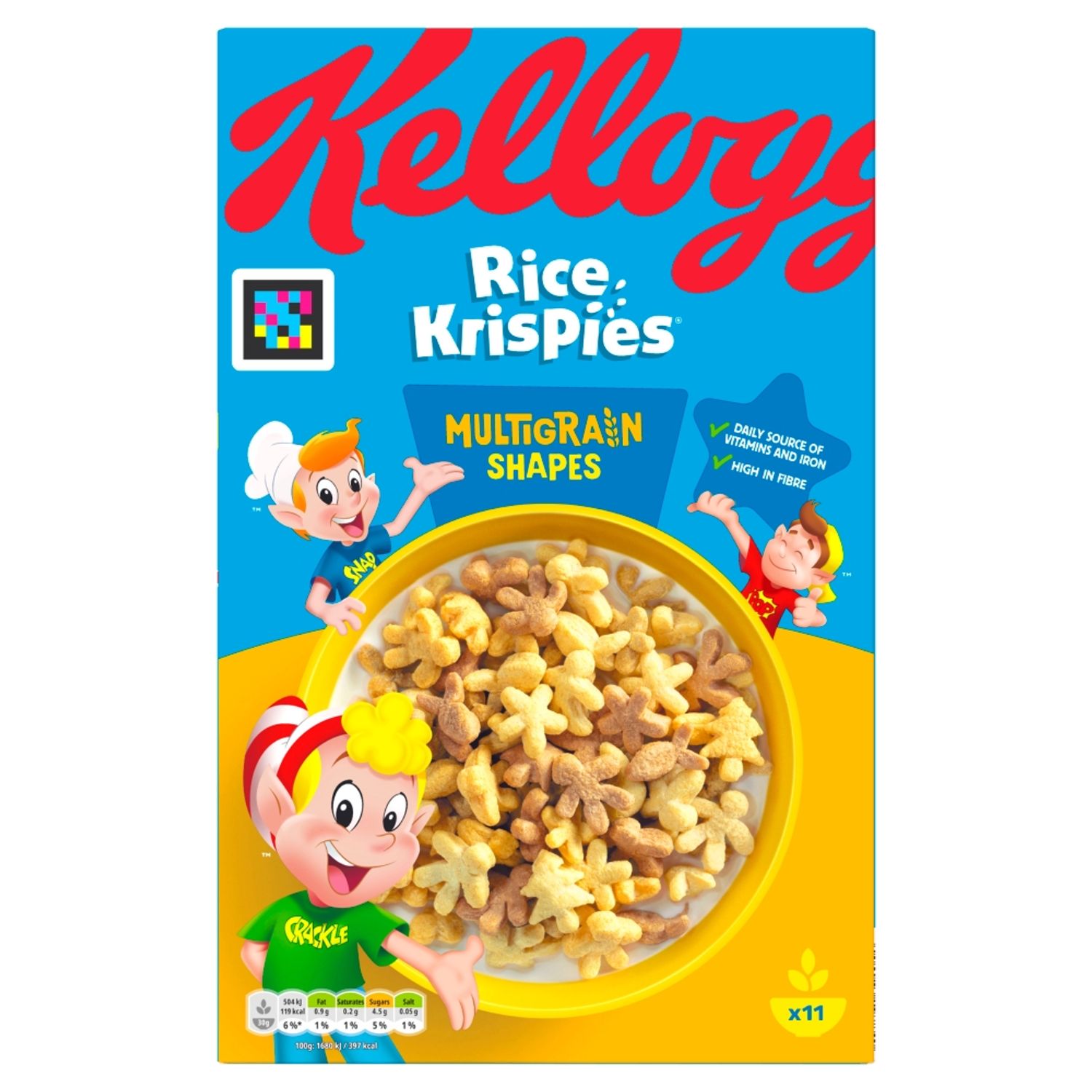 Rice Krispies Multigrain Shapes 350g Kellogg's